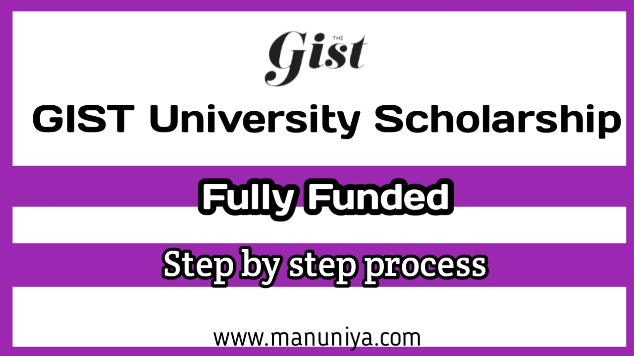 GIST University Scholarship 2024 Fully Funded in South Korea